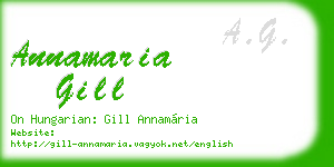 annamaria gill business card